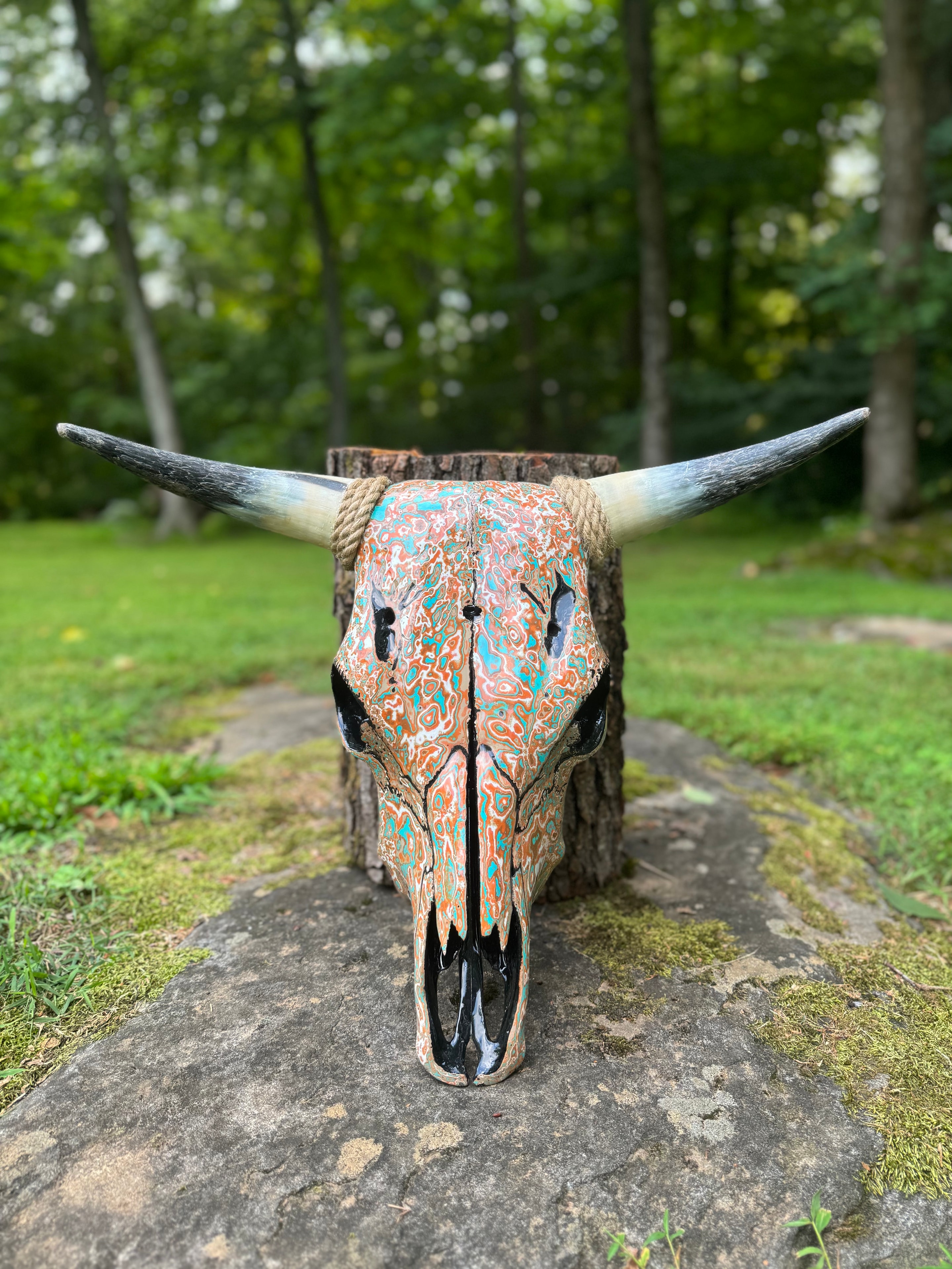 Skull painting 4